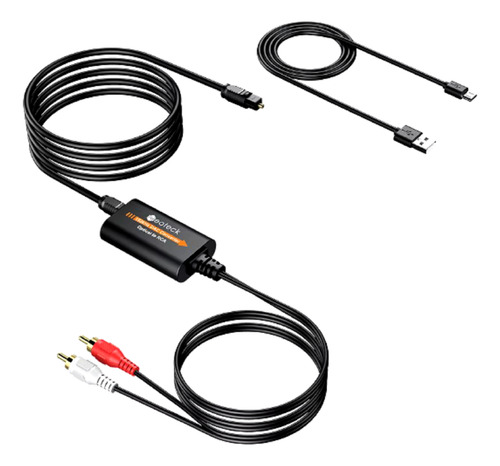 Conversor Audio Optico A Rca Calidad 192khz