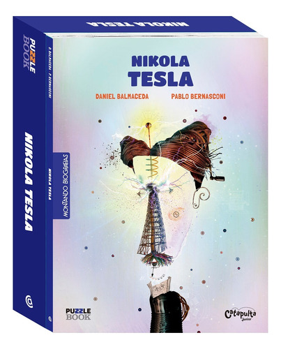 Montando Biografias | Nikola Tesla + Quebra Cabeça 300 peças  - Catapulta