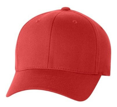 Gorra Flexoly Wooly De 6 Paneles L / Xl Rojo