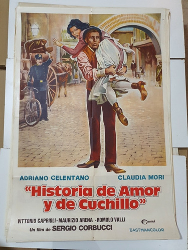 Afiche De Cine Original- Historia De Amor Y Cuchillo-1775