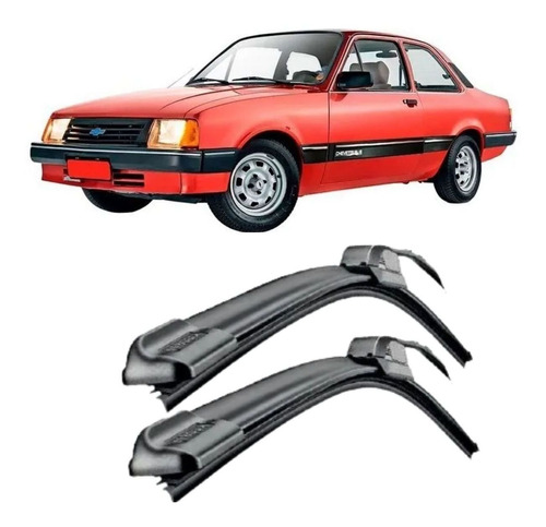 Par Palheta Limpador Parabrisa Gm Chevette 81 82 83 84 85 86