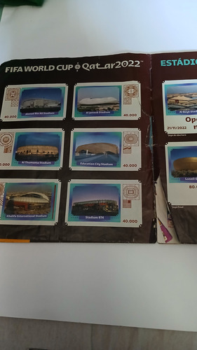 Álbum Figurinhas Copa Do Mundo Qatar 2022 Incompleto (Usado)