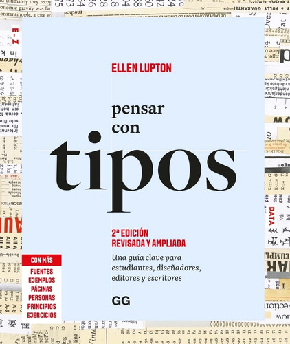 Livro Pensar Con Tipos De Lupton, Ellen Gustavo Gili
