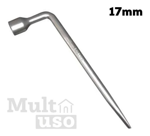 Chave De Roda Tipo L Com Espatula 17mm Top Das Galáxias