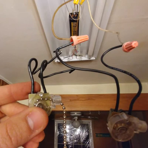 Interruptor De Luz Para Ventilador De Techo Ze-109, Paquete