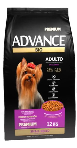 Alimento Advance Bio Premium Máxima Nutrición para perro adulto de raza pequeña sabor mix en bolsa de 12 kg