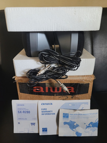 Par Caixas Surround Aiwa Sx-r280 Sem Uso Preto (Usado)