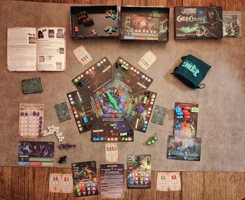 Gamelyn Tiny Epic Cthulhu: Deluxe + Cult Of Chaos Juego Mesa