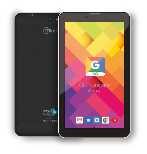 Tablet Mb4 3g Quad Core 7  Negro Mlab
