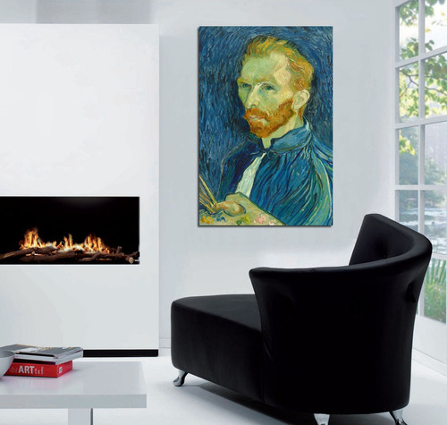 Cuadro 20x30cm Vincent Van Gogh Pintor Arte Clasico Retrato