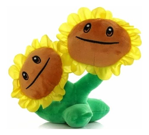 Peluche Zombie Vs Plantas Girasol De Dos Cabezas