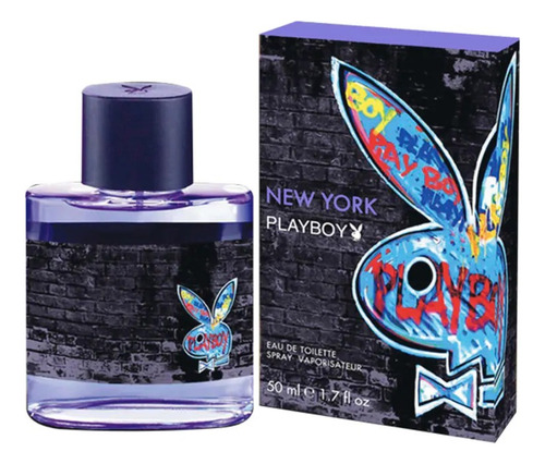 Perfume Playboy New York para hombre, 50 ml, original