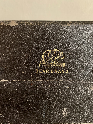 Antiguo Estuche De Compás Para Dibujo Bear Alemania !! (Usado)