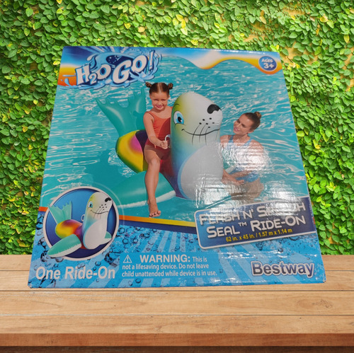 Flotador Inflable Para Niños De Piscina Foca Bestway