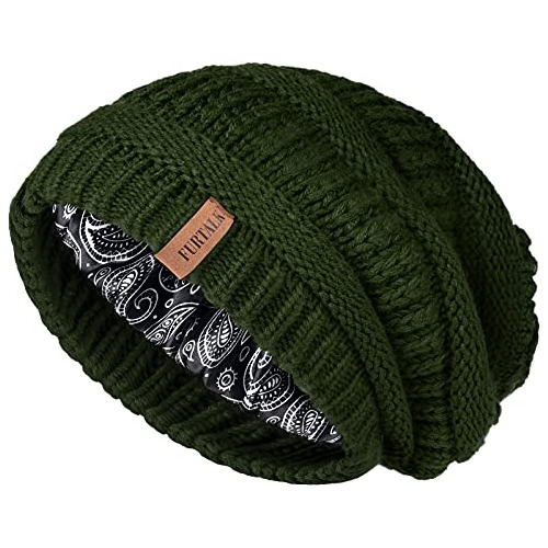 Gorros Sombreros Y Boinas De Invierno Verde Talla Única