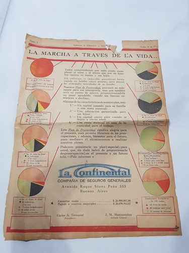 Antiguo Diario Suplemento Jornada Multicolor 1931 Mag 58285