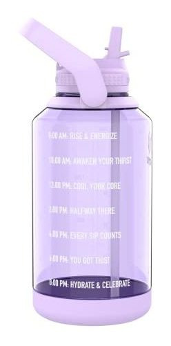 Botella De Agua Motivadora Takeya Premium Con Tapa De
