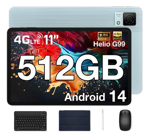 Doogee T40 Android 14 Tablet, 20gb(8+12gb)ram, 512gb Rom