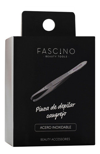 Imagen 2 de 4 de Pinza De Depilar Cangrejo Recta Fascino