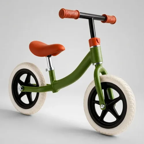 Bicicleta De Equilíbrio Sem Pedal Infantil 2 Rodas Criança Verde