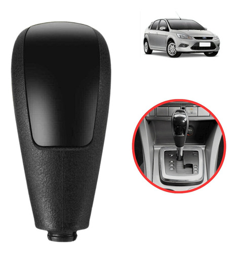 Manopla Do Cambio Automático Ford Focus Preto 2009 À 2014 