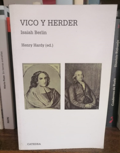 Vico Y Herder Isaiah Berlin Editorial Cátedra