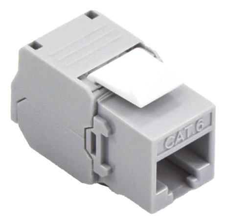 5 Módulos Linkedpro Jack Keystone Cat6 Gris Lp-kj-610-ttgy