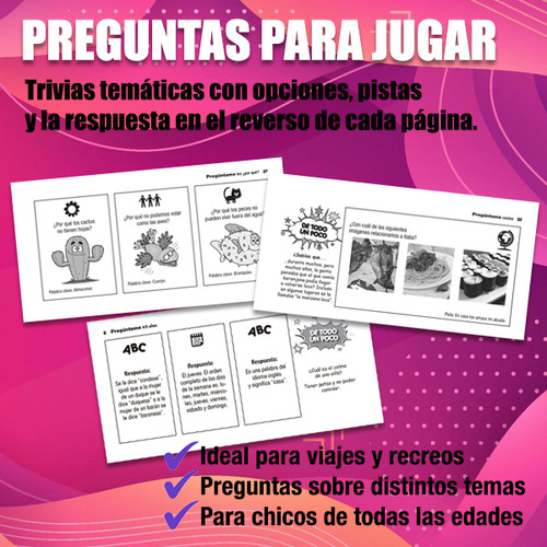 Preguntame ¿Cuándo? ¿Dónde? ¿Cómo?: Preguntas Y Respuestas de Mercedes P. Zabaleta Editorial Imaginador
