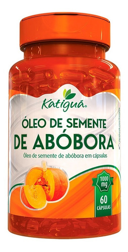 Óleo De Semente De Abóbora -60 Caps De 1000mg Katigua+brinde