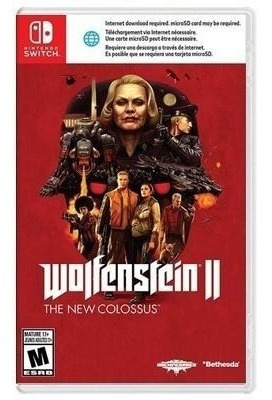 Wolfenstein Ii The New Colossus - Juego Físico Switch