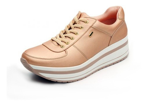 Tenis Para Dama Casual Con Plataforma Flexi