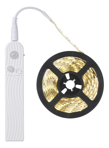..fitas De Led, 60 Leds, Bateria/usb, Sensor Pir, 3 Modos