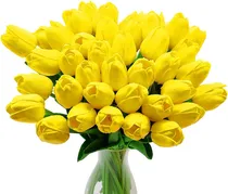 Comprar A*gift Tulipanes Artificiales,10pcs Tulipanes De Látex Con