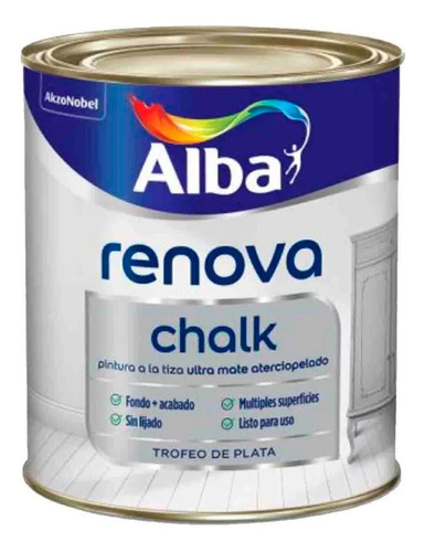 Chalk Paint Pintura A La Tiza 1lts Alba - Iacono