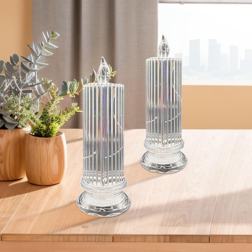 Velas Led Sin Llama Velas Led Parpadeantes 4 Velas Led Portá
