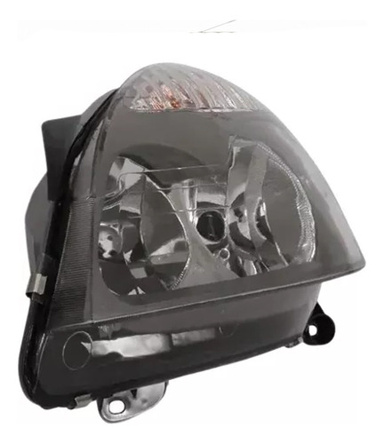 Farol Mascara Negra Clio Hatch Sedan 2003 2004 05 2006 2007