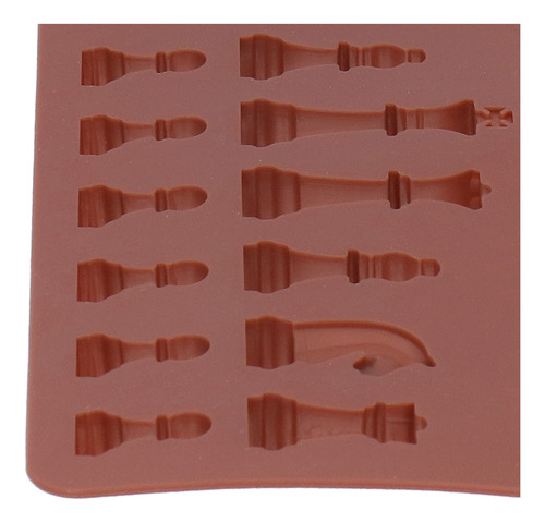 Molde De Silicona Con Forma De Ajedrez De 4 Piezas Para Past