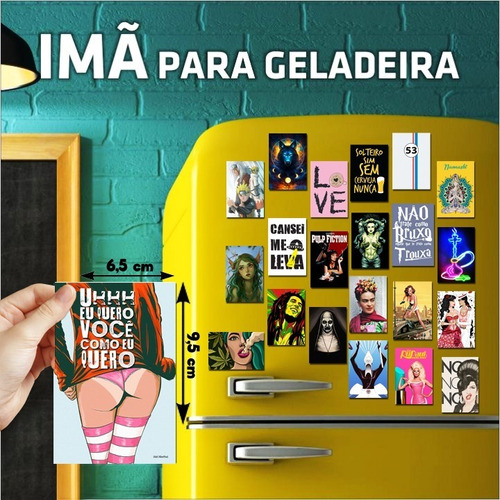 Kit 100 Imã D Geladeira Mdf Trecho Letra Frases De Musica