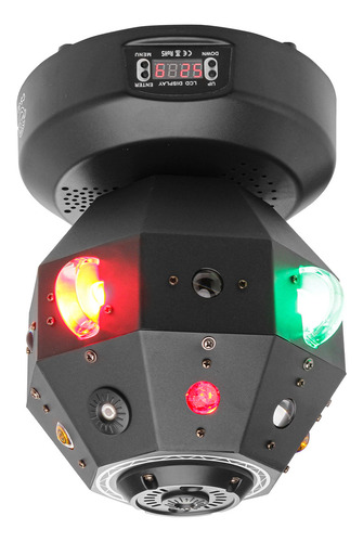 Moving Laser Beam 19 Leds Rgbw Dmx Dj Efeitos Giratorios