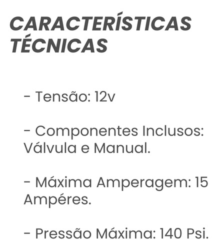 Compressor Veicular De Ar Portátil 12v Encher Pneu Manômetro