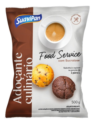 Adoçante Culinário Com Sucralose Food Service Suavipan 500g