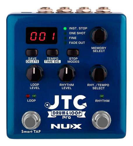 Pedal Efecto Guitarra Nux Ndl5 Drum Y Loop  