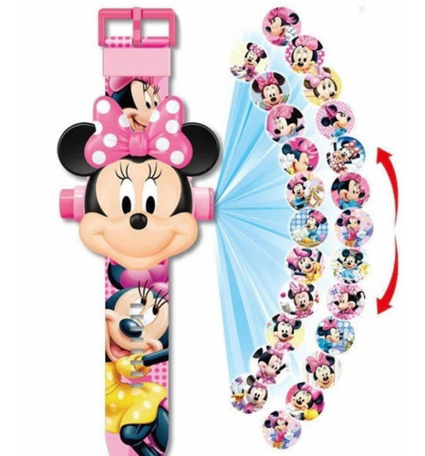 Reloj Infantil De Luz De Protección De Minnie