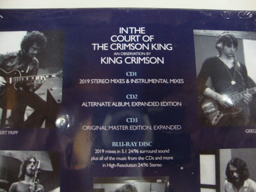 3cds+blu-ray - King Crimson In The Court.. Importado, Lacra