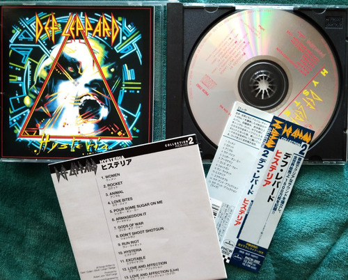 Def Leppard * Hysteria + 1 Bonus Track * Cd Japonés Like New