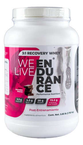 Suplemento Proteína 3:1 Recovery Whey 35 Servicios (3.85lb)