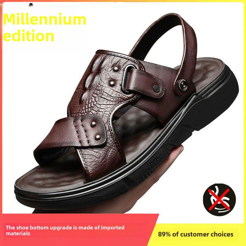 Sandalias De Playa Antideslizantes Para Hombre, Zapatos De A