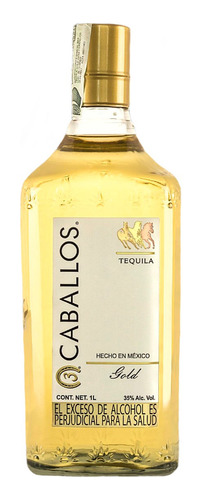Tequila 3 Caballos Gold X 1 Lt - mL a $124