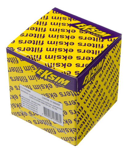 Imagem 2 de 2 de Filtro Ar Completo Especial Eksim 53mm Cbx 250 - Xr 250