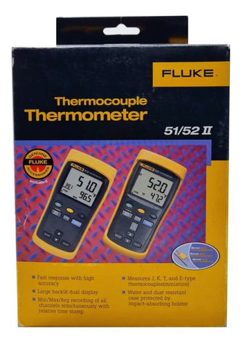 Imagen 2 de 2 de Termómetro De Contacto Digital Fluke 51 Ii